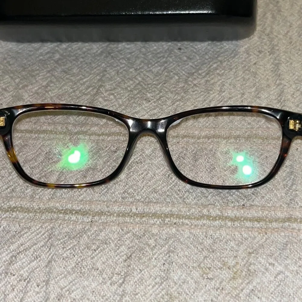 Coach Women's Reading Glasses EUC W/Case Non Prescription Tortoise Brown